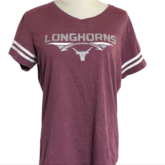 LAT Texas Longhorns Maroon Sparkle Ter - Picture 1 of 7